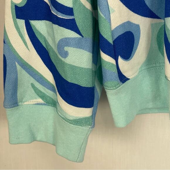 Hill House The Allie Zip Up Ocean Kaleidoscope Hooded Jacket XL NWT - Picture 6 of 9